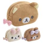 リラックマ Makeup Rilakkuma ミラー付ぬいぐるみポーチ ポーチ 化粧ポーチ ミラー キャラクター コリラックマ チャイロイコグマ