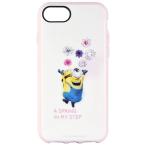 ショッピングミニオン ミニオンズ IIIIfi+ イーフィット iPhone SE2 2020 第2世代 8 / 7 / 6s / 6  対応 ケース MINI-88C / フラワー