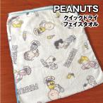 ピーナッツ/スヌーピー クイックドライフェイスタオル SPT-298 / アイスクリーム