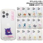 送料無料 ポケットモンスター ポケモン iDress iPhone13/iPhone13Pro対応 耐衝撃IJOYケース 保護フィルム クリア ラメ i35BPM06-21