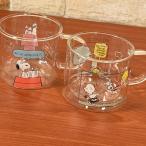 ピーナッツ/スヌーピー ダブルウォール耐熱グラス SPPS-107-8 /ハウス 凧食いの木