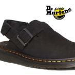 ドクターマーチン ミュールサンダル スリッポンサンダル メンズ レディース Dr.Marteins dm31563001 JORGE II SLINGBACK SUEDE 黒 ブラック スエード シューズ