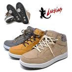 レディース 防水 スニーカー 冬 雪 LARKINS ラーキンス 7681 靴 スノーブーツ ハイカット スノー シューズ 雪道に強い 防滑