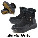  North Date защищающий от холода боты 32006 черный водонепроницаемый . скользить боковой застежка-молния casual ботинки шиповки date - kiNorth Date зима обувь женский предотвращение скольжения Hokkaido 