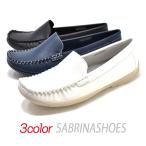 レディース スリッポンシューズ サブリナ 91002 カジュアル モカシン ドライビングシューズ 軽量 ローファー 靴 フラット