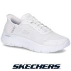 スケッチャーズ レディース スリップインズ ハンズフリー SKECHERS SLIP-INS 124836 WHT ホワイト 白 ゴーウォーク フレックス - グランド エントリー 白底