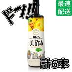 ショッピング飲む酢 美酢 CJジャパン プティチェル美酢(ミチョ) パイナップル 900ml ×6個　美酢活　果実発酵酢　フルーツ　フレーバー　天然果実　フルーティー　健康 美容 お酢　クエン