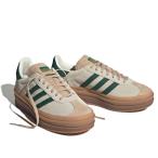 アディダス オリジナルス adidas originals スニーカー レディース ガゼルボールド GAZELLE BOLD W クリームホワイト グリーン ベージュ ID7056