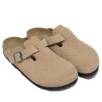 ビルケンシュトック BIRKENSTOCK サンダル メンズ レディース Boston ボストン エンボスドットスエード ニューベージュ 1026948 1027014