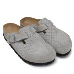 ビルケンシュトック BIRKENSTOCK サンダル メンズ レディース Boston ボストン エンボスドットスエード ストーンコイン 1027040 1027060