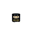 たつみや 重箱 ミニだるま重(160ml) 黒『もてなしや』 575200