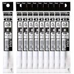  Pentel шариковая ручка изменение сердцевина ena- гель 0.4mm XLRN4-A чёрный 10шт.