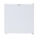 山善 冷蔵庫 46L 右開き YFR-51(W) ホワイト 一人暮らし 小型 1ドア 静音 省エネ 製氷スペース付き
