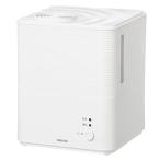 山善 加湿器 加熱式 スチーム式 (木造約6畳 / プレハブ約9畳) アロマオイル対応 タンク容量 2.5L タンク取外し可能 水位窓付き ホワ