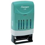 シャチハタ スタンプ 回転欧文日付印 5号 印面3.1×24.0ミリ XNDB-5/H-B 藍