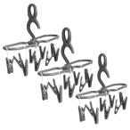 sawa Fuji стирка сушилка для белья джинсы &amp; маленький сушилка для белья блокировка серый ширина 390mm прищепка 10 шт есть 3 шт. комплект сделано в Японии JK-10C-3P