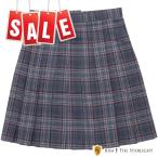 [ товар ограничен ]KR305 анютины глазки анютины глазки ~ серый tartan розовый s Lee season юбка [ outlet ]