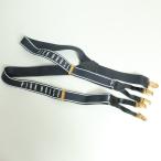 [ прекрасный товар!] Pink House * кожа подтяжки Logo принт Gold × оттенок черного k3383