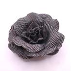 [ прекрасный товар ] Ingeborg / Pink House серия * в клетку. роза букетик брошь чёрный серия *k3539