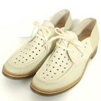 [ прекрасный товар ] Pink House * классический перфорирование комбинированный обувь крем оттенок бежевого *k4335