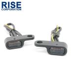  микро Mini указатель поворота соответствующий требованиям техосмотра LED черный затонированный линзы универсальный 2 шт. комплект мотоцикл custom детали маленький миниатюрный указатель поворота american простой EH