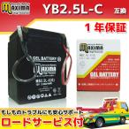 YB2.5L-C/GM2.5A-3C-2/FB2.5L-C/DB2.5L互換 バイクバッテリー MB2.5L-X 1年保証 ジェルタイプ CRM80 NSR50 CRM50 MTX50 CB125JX