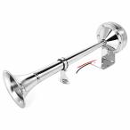  морской звуковой сигнал 12V нержавеющая сталь одиночный труба 125dB универсальный судно лодка яхта грузовик автомобиль мотоцикл мотоцикл зеркальный 