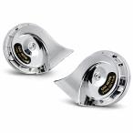  звуковой сигнал 12V высота звук низкий звук левый и правый в комплекте серебряный универсальный katatsumli type Sune -ru европейский звук 115dB машина мотоцикл ремонт для замены серебряный 