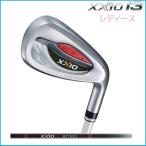 7月6日発売予定☆レディース 2024 DUNLOP ダンロップ XXIO13 ゼクシオ13 アイアン 単品(＃6，AW) パールホワイト MP1300L カーボン シャフト 日本正規品