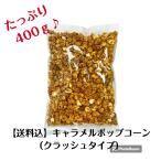 キャラメルポップコーン(クラッシュタイプ)たっぷり400g グルメポップコーン 濃厚キャラメル 100%ココナッツオイル使用 パーティー 映画鑑賞