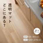 【セール】キッチンマット 透明 180×60 180 60 全８サイズ展開 拭ける カットできる キッチン 180cm クリア