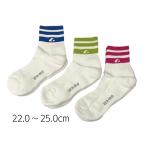  lucent женский 3P половина носки 3 пара комплект 25cm~28cm XLN288
