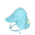 UVカット帽子 UPF50+ iplay ソリッドフラップ　アクア