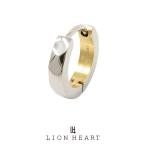  лев Heart LH-1 *THE EDGE~ разрезной обруч серьги / хирургический нержавеющая сталь ( коврик Gold × серебряный ) 03EA0115SV LION HEART 1 пункт продажа одна сторона уголок для мужской 