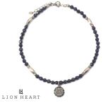  лев Heart LEO # бисер ножной браслет 2023 год модели TYPE B темный темно-синий латунь [ пара шея размер 23cm до ]