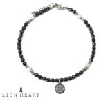  лев Heart LEO # бисер ножной браслет 2023 год модели TYPE C оникс ( черный ) латунь [ пара шея размер 23cm до ]