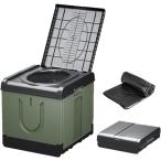 簡易トイレ 災害用 折畳み式 2024年4代目 簡易トイレセット 排便袋付き ポータブルトイレ 非常用トイレ 携帯トイレ 仮設トイレ 防災グッズ キャンプ