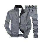 【着用しやすいワンポイント】 秋 冬ジャージ 上下セット スエット セットアップ 長袖 部屋着 スポーツウエア メンズ スエット メンズ 上下 作業着