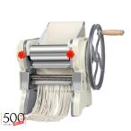 生地プレス、 多機能手動麺餃子生地皮メーカー、 スパゲッティ、フェットチーニ、ラザニア、餃子の皮用の家庭用および業務用麺切り機 (Color : Silver white Si