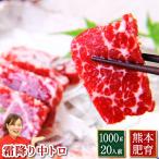 ショッピング馬刺し 馬刺し 肉 1kg 熊本 中トロ 霜降りフェア 1000g 約50g×20 約20人前 馬肉 熊本肥育 食べ物 おつまみ 熊本馬刺し専門店 利他フーズ 母の日 父の日 ギフト