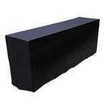 イベント テーブルクロス ブラック 黒 不織布 1800*450mm カラー3色展開 無地 ロゴ入り テーブルカバー 長机用 長方形 展示会 会議 J-CLUB idea