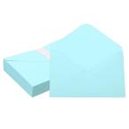 PATIKIL 7x5" приглашение конверт 50 листов ввод A7 размер приветствие карта свадьба . день рождения церемония окончания party и т.п. пересылка для голубой 