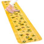 オカ(OKA) プロヴァンスシエル キッチンマット 約45*240cm イエロー 日本製 抗菌防臭加工 すべり止め 洗える 台所 マット 240