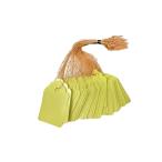  аудио вентилятор садоводство для этикетка шнур hang бирка цветок . горшок . багаж название . и т.п. 5*3.5cm желтый 