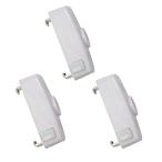 Aiwode 角型引掛シーリングロック付キャップ、配線プラグ、工事不要、簡単取付、スライドコンセント コード吊りペンダントライト シーリン、PSE認証、コードスト