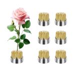 . гора сырой . цветок 6 шт. комплект Mini круг . гора цветок останавливать живые цветы аутентичный стиль цветок . предотвращение скольжения . цветок оборудование орнамент долговечность цветок украшение аранжировка цветов сырой . цветок для . дорога цветок дорога инструмент диаметр 23mm