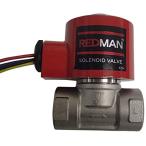 ヨシタケ 電磁弁 レッドマン 直動式 通電時開形 定格電圧AC100V 50/60Hz兼用 SCS製 適用圧力0*0.15MPa ねじ込み接続 接続口径10A 本体SCS 最高温度175* 型式DD-2