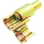 水道管 フレキ管 ツバ出し工具 ツバ出し機 防滑 加工 三山 カシメ ハンマー タイプ フレキパイプ用 メンテナンス 修理 補修 (Φ20mm 6分)