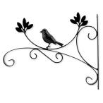 COLORBIRD железный держатель маленькая птица античный садоводство модный солнечный фонарь . ламповый светильник крюк висячий ( чёрный )