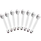  baby защита стопор baby блокировка замок стопор детский блокировка. ... многоцелевой стопор выдвижной ящик блокировка ребенок безопасность блокировка 8 шт. входит . Brown 